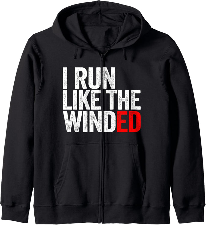 I Run Like The Winded Running Conditioning Runner Kapuzenjacke