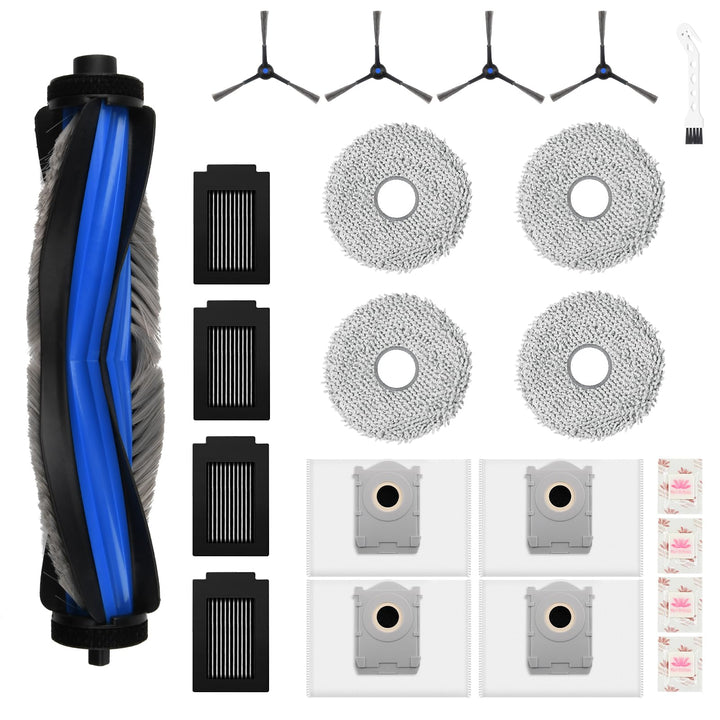 Pure Realm 25 Stück Zubehörset für Ecovacs Deebot T50 Max Pro /T50 Max Pro Omni Gen2,1Hauptbürste,4