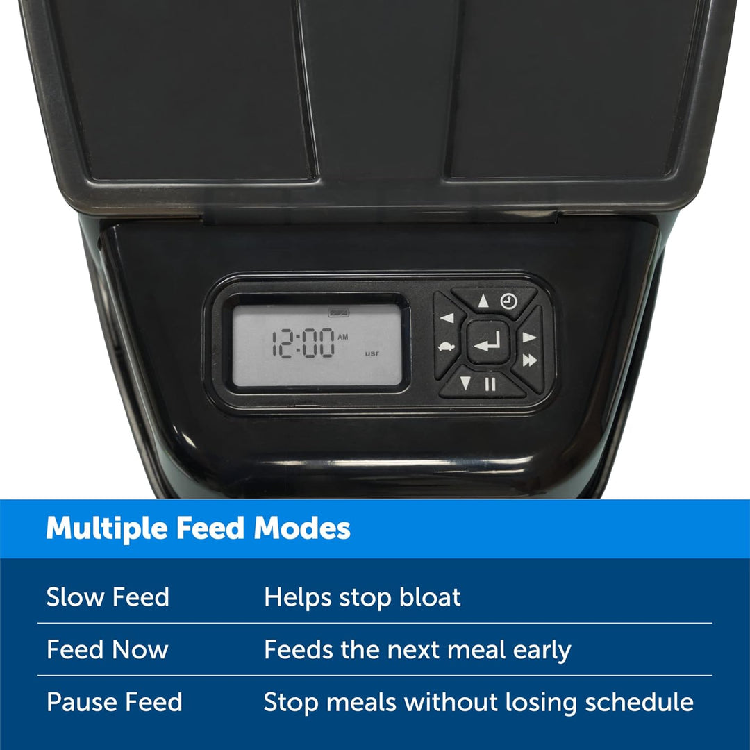 PetSafe Healthy Pet Simply Feed Programmierbarer Digitaler Futterautomat, 5,6 Liter Füllmenge, 4 D-B