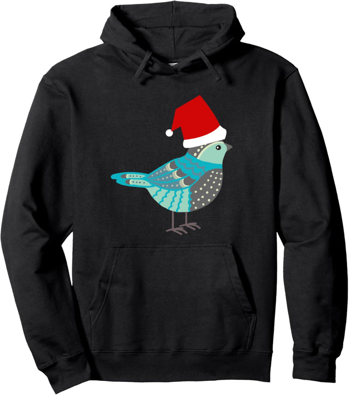Weihnachtsvogel-Weihnachts-Design Pullover Hoodie