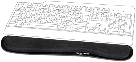 DeLock Handballenauflage (Tastatur) schwarz