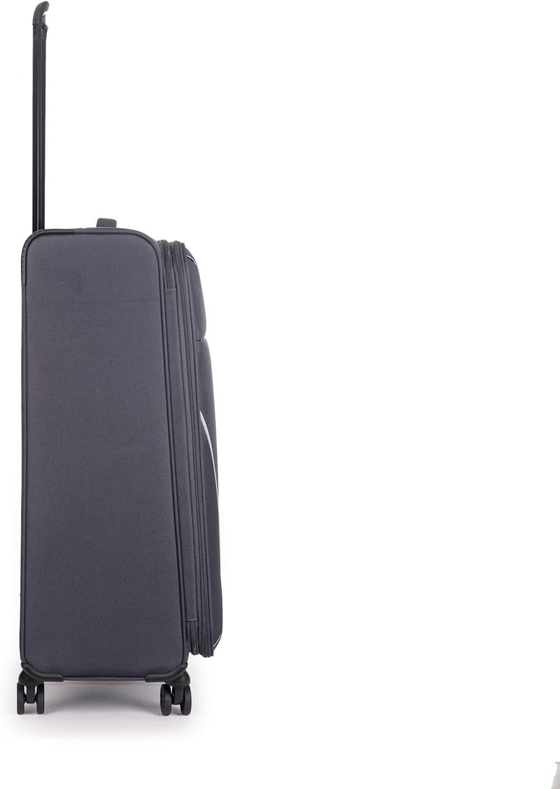 Stratic Strong Koffer Weichschale Reisekoffer Trolley Rollkoffer Handgepäck, TSA Kofferschloss, 4 Ro