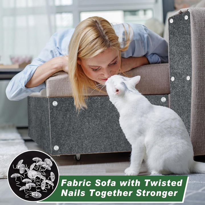 300cm×40cm Kratzmatte Katze Selbstklebend, Kratzschutz Sofa Katze, Trimmbare DIY Katzen Kratzmatte m