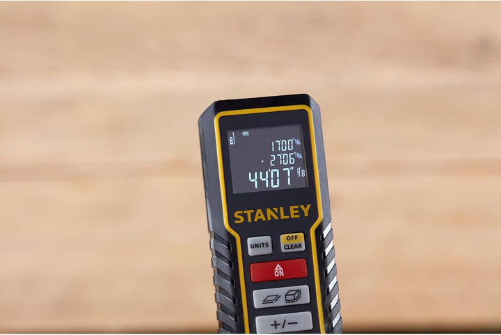 Stanley TLM 99 Entfernungsmesser (30 m / Laser-Entfernungsmesser / Distanzmesser / Flächenmessung /