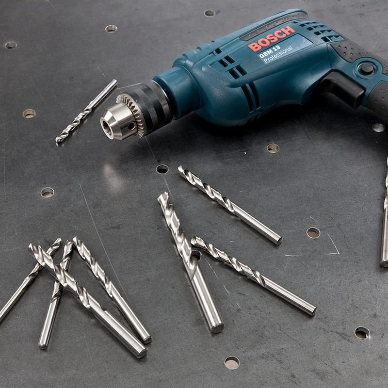 Bosch Professional 25tlg. HSS-G ProBox Metallbohrer-Set (für Stahl, Ø 1-13 mm, Zubehör Bohrschrauber