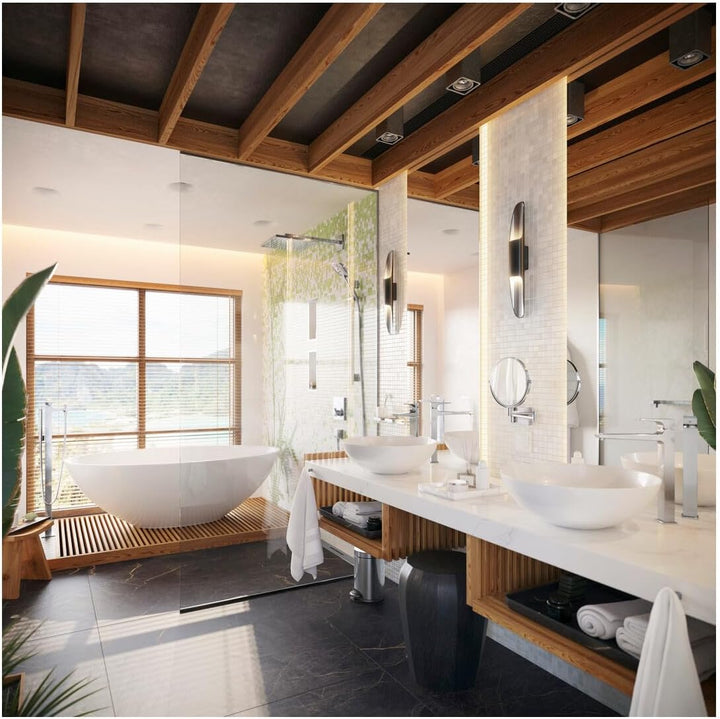 hansgrohe Wasserhahn Metropol (Armatur mit Auslauf Höhe 260 mm und Push-Open Ablaufgarnitur) Chrom C