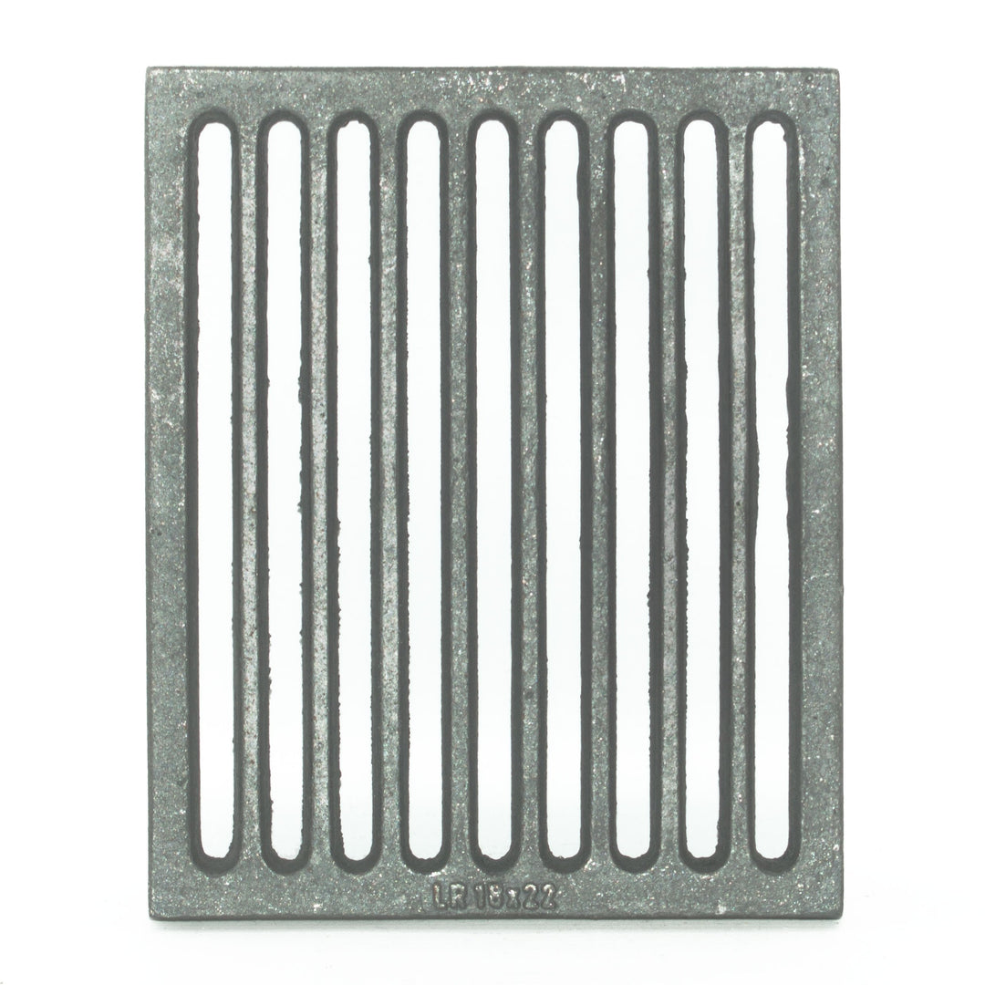 Liegerost 18 x 22 cm - Gussrost Ofenrost Ascherost Tafelrost Kaminrost Premiumqualität
