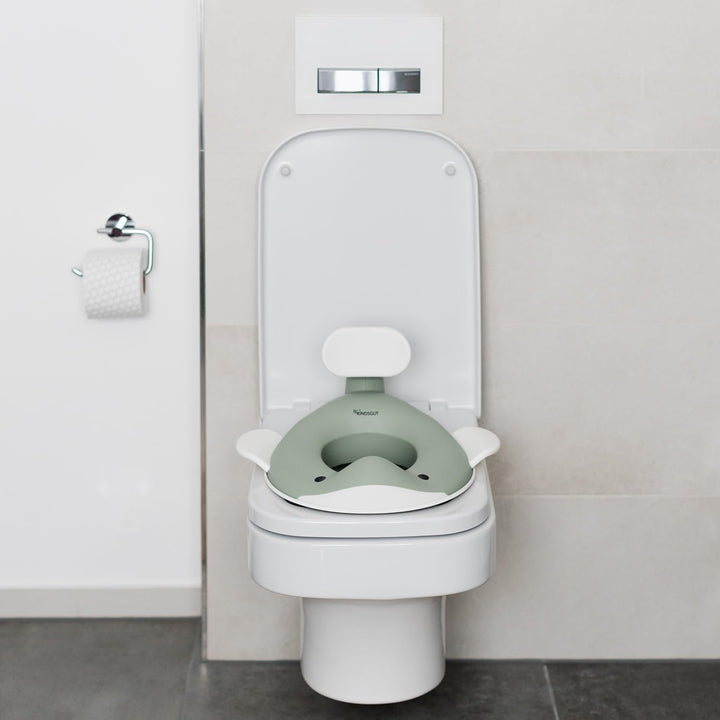 Kindsgut Toilettensitz Wal für Kinder, kindgerechtes Wal Design, in subtilen, modernen Farben, kinde