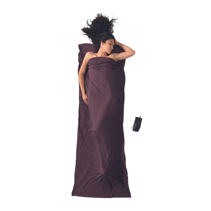 Cocoon Thermo Seidenschlafsack Travel Sheet Silkweight - Thermolite Silk volcano grey, volcano grey
