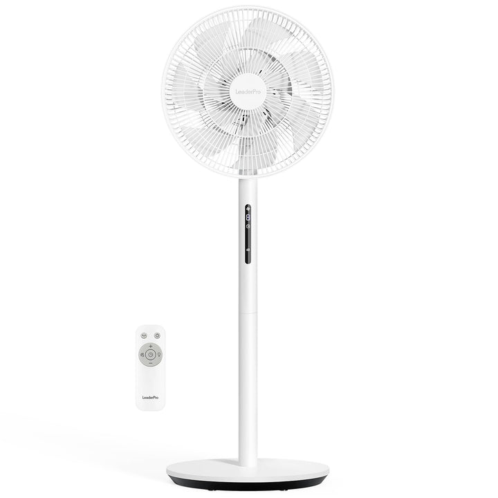 DC Motor Standventilator-2024 Ventilator Leise 12.8dB mit Fernbedienung höhenverstellbar mobiler Lüf