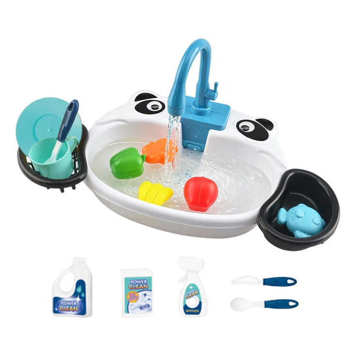 Generisch Kinder-Waschbecken mit fliessendem Wasser Küchen-Rollenspielzeug | Wasserspüle Für Mädchen