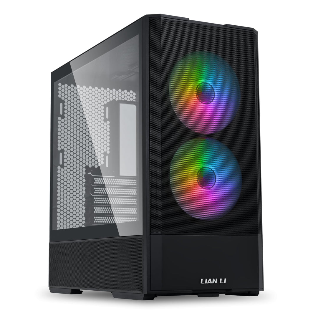 Lian Li LANCOOL 207 Gaming PC Gehäuse ATX Schwarz - Midi Tower PC Gehäuse mit RGB-Beleuchtung, Grafi