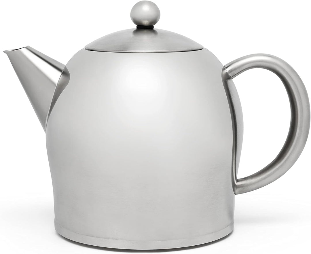 Bredemeijer Teekanne 1 L chromfarben doppelwandig Minuet Santhee 1.0 L Matt, 1.0 L Matt
