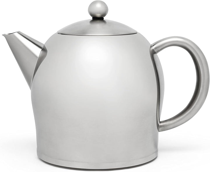 Bredemeijer Teekanne 1 L chromfarben doppelwandig Minuet Santhee 1.0 L Matt, 1.0 L Matt