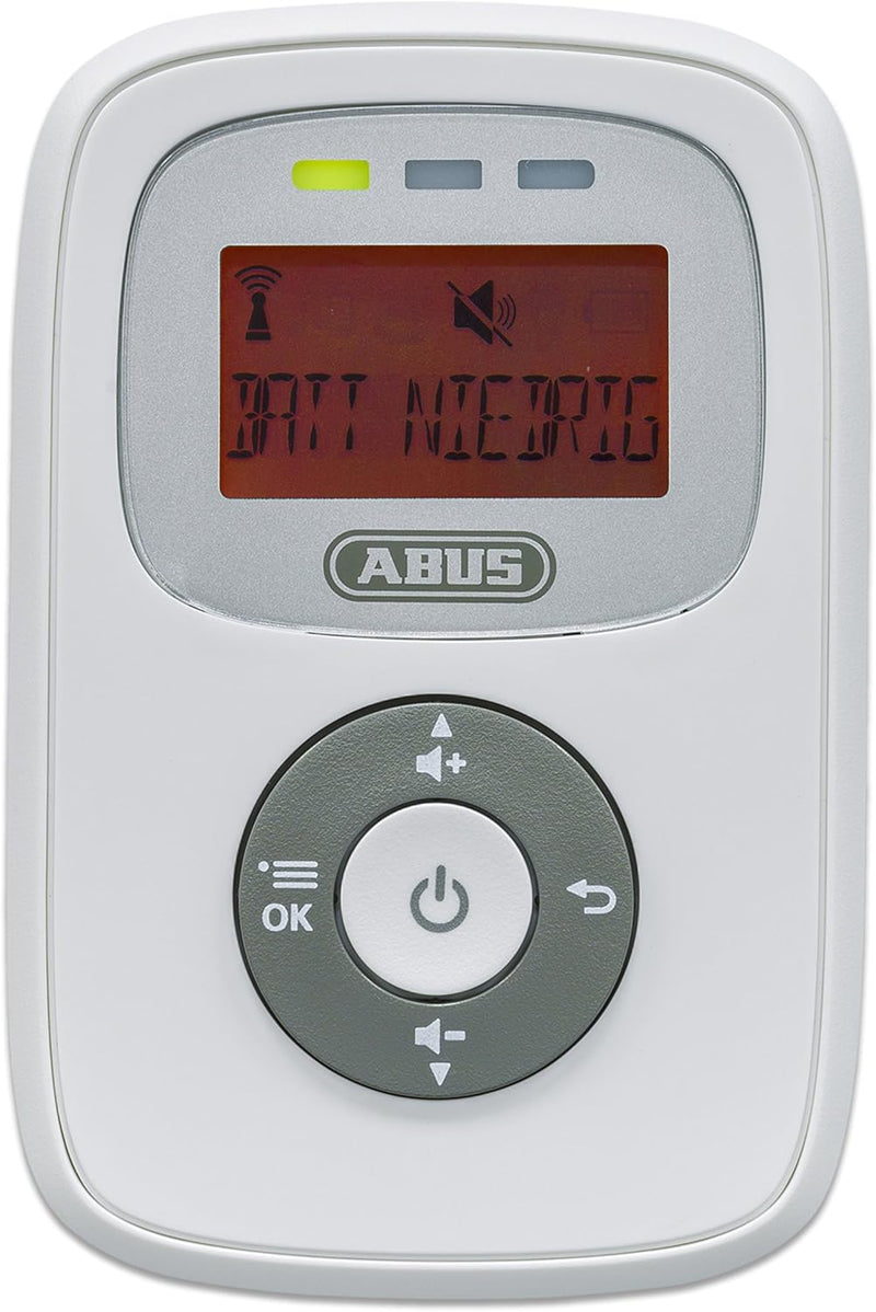 ABUS Babyphone Tom mit Temperatur-Sensor | beleuchtetes Display | 300m Reichweite | schnurlos | Akku