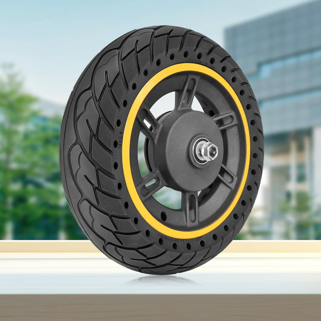 Vollreifen für Max G30, 10 Zoll Vollgummireifen Vorderrad, 60/70-6,5 Roller Ersatzräder für Segway N