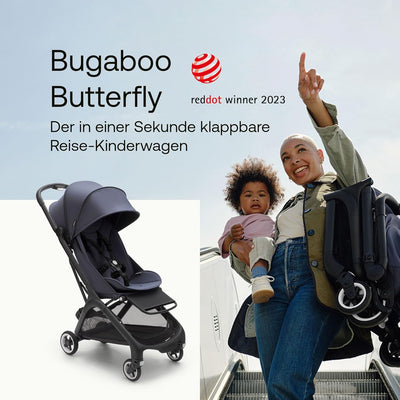 Bugaboo Butterfly ultrakompakter Reise-Kinderwagen, klein & leicht, einhändig faltbar und einfach zu