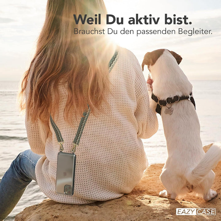 EAZY CASE Handykette - Verstellbares Taschenband kompatibel mit iPhone 11 Pro, Schulterriemen, Handy