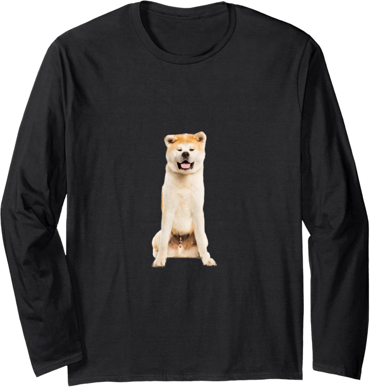 Niedlicher Akita Inu Langarmshirt