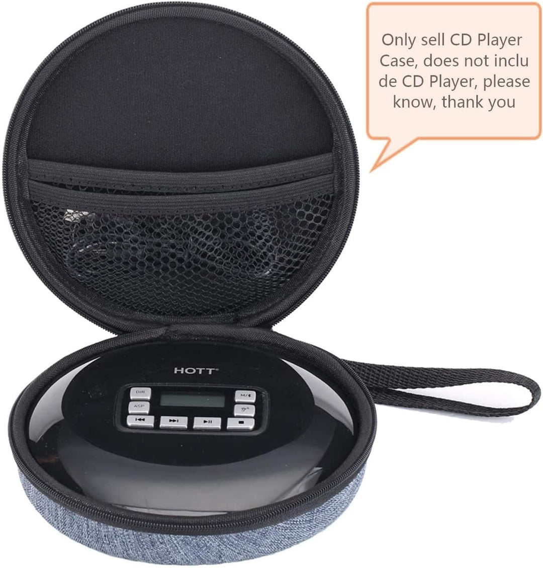 Tragbare robuste CD-Player-Tasche mit festem Tragegurt für die Aufbewahrung von Reisen Kompatibel mi
