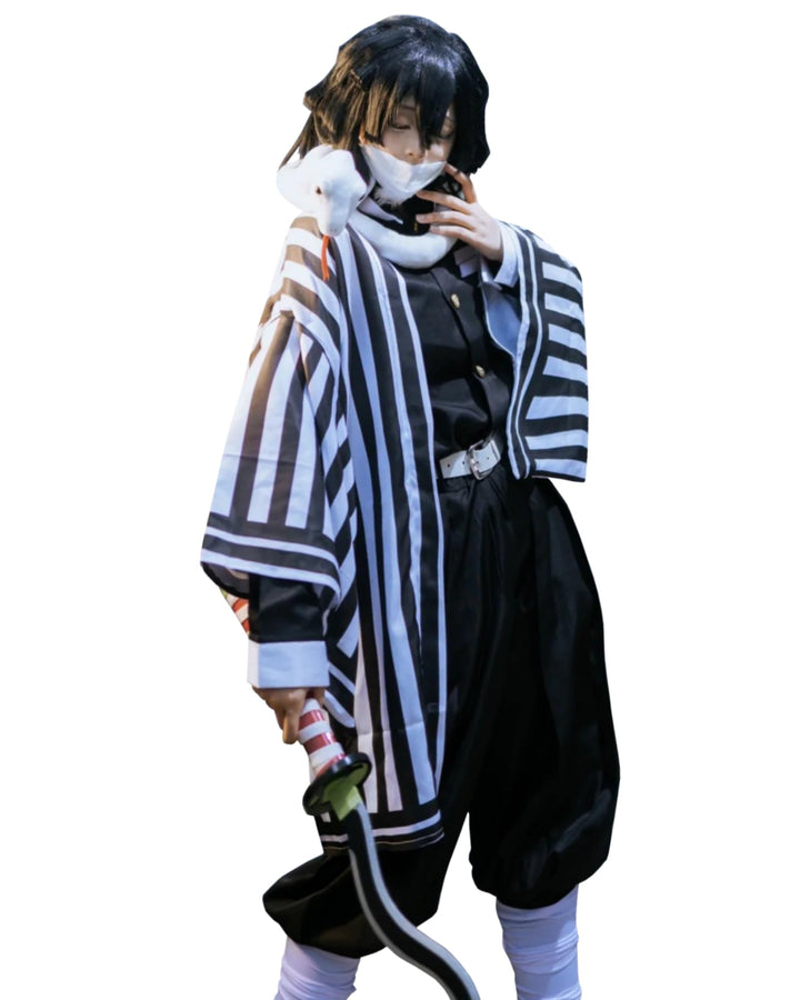 FCCAM Agatsuma Zenitsu Cosplay Kimono Vollständiger Satz Anime Zenitsu Cosplay Kostüm Erwachsene Sch