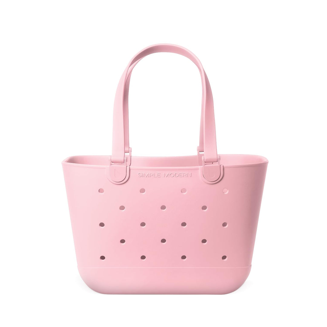 Simple Modern Strandtasche aus Gummi | Grosse Wasserdichte Tragetasche mit Reissverschlusstasche für