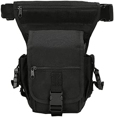 Hebetag Beintasche aus Segeltuch für Herren, taktisch, Militär, Motorradfahrer, mehrere Taschen, Gür
