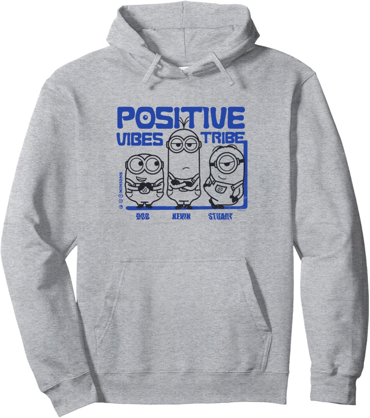 Minions Positive Vibe Tribe Height Graph Pullover Hoodie