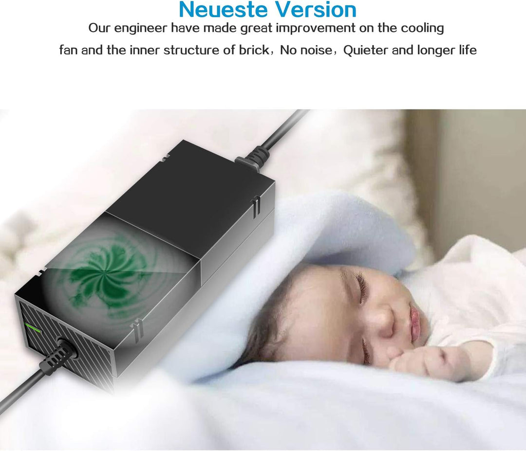 ARyee Xbox One Netzteil, Xbox One Power Brick, AC Adapter Netzteil Ladekabel Ersatz für Xbox One Kon