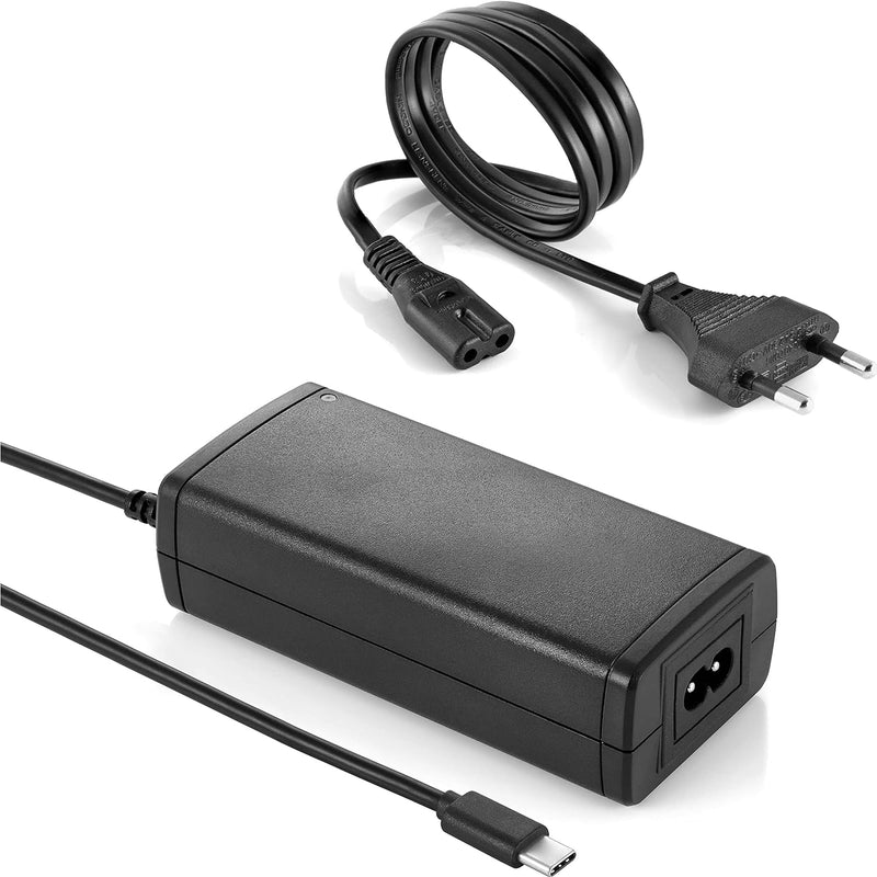 Poppstar Universal USB-C Netzteil 65W für Laptop/Notebook 5V 9V 12V 15V DC (max. 3A) / 20V DC (max.