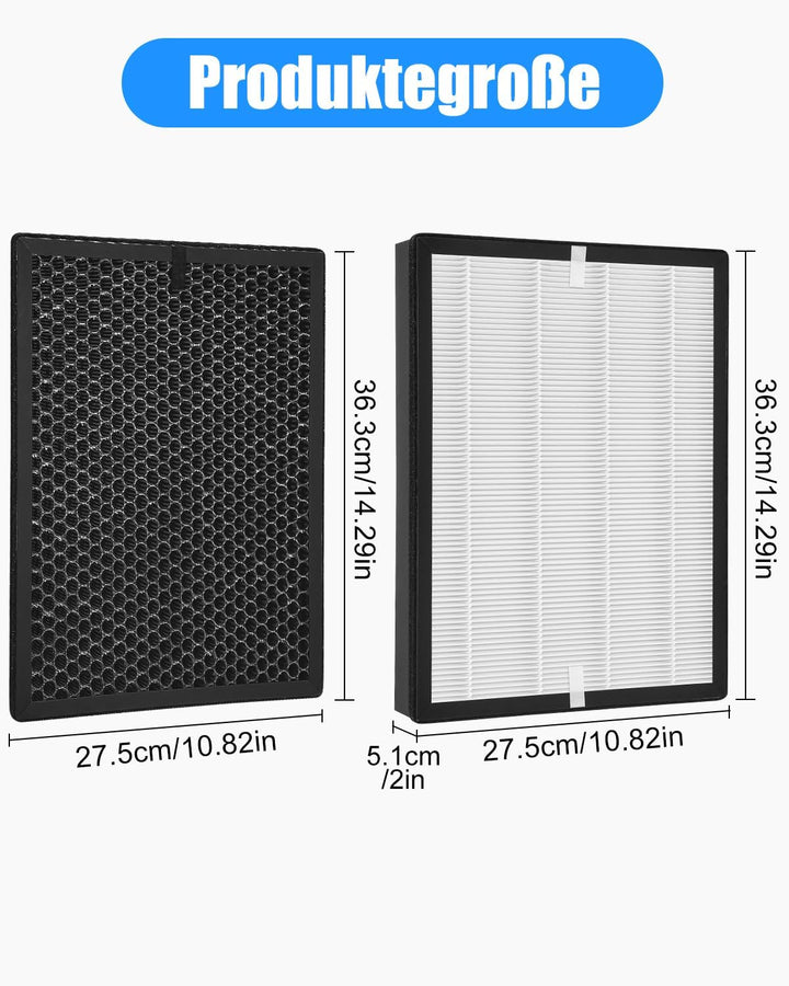 Yulado Ersatzfilter für Philips Luftreiniger, FY2420/30 FY2422/30 Original Luftreiniger Ersatzfilter