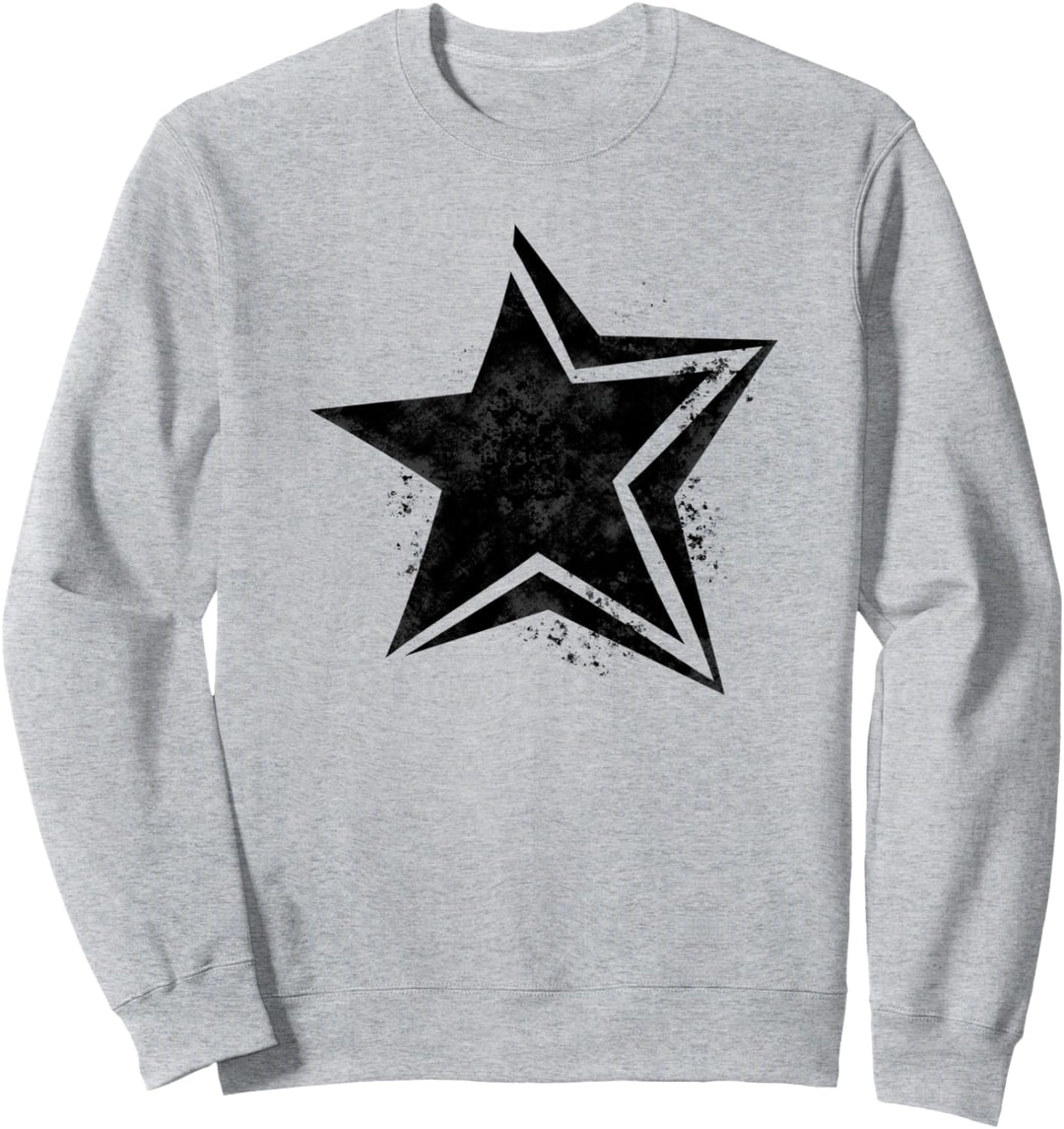 Cyber Y2K Star Downtown Girl Aesthetic Grunge Sweatshirt