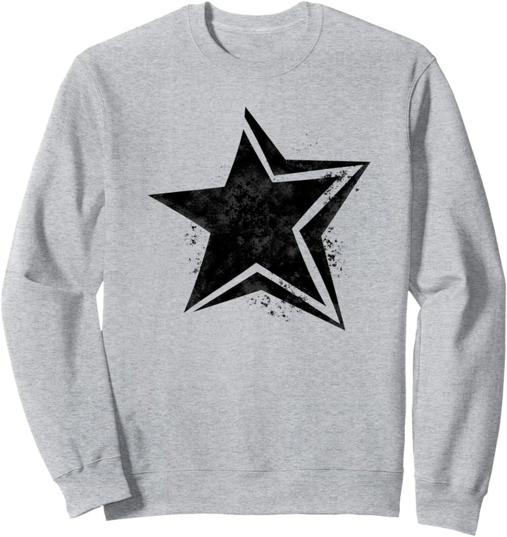 Cyber Y2K Star Downtown Girl Aesthetic Grunge Sweatshirt