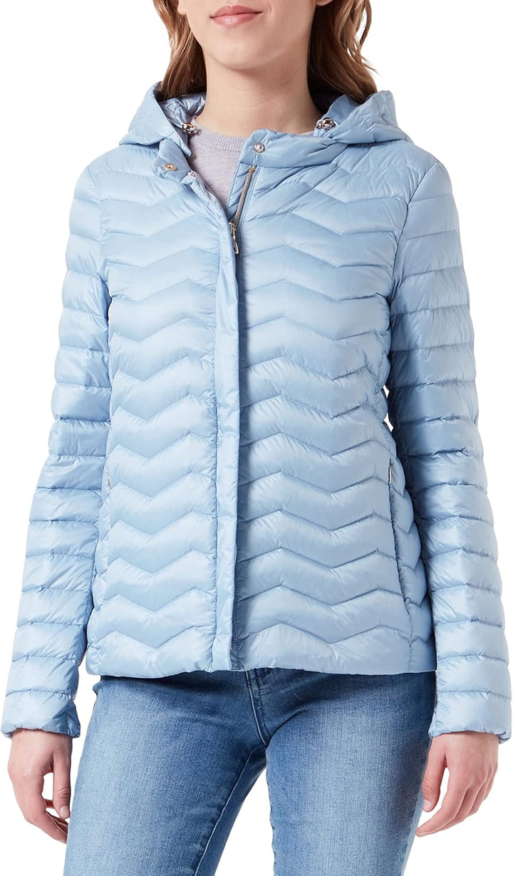 Geox Damen D Jaysen Jacket 40 Dusty Blue, 40 Dusty Blue
