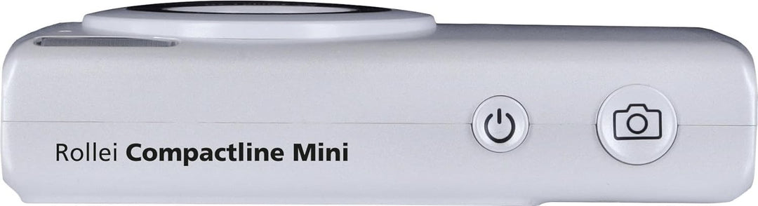 ROLLEI Compactline Mini Digitale Kompaktkamera Weiss, nicht vorhanden opt. Zoom
