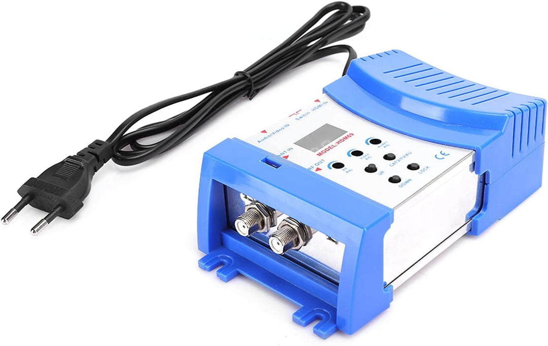 1080P Digital RF HDMI Modulator, HDM69 Digital Modulator AV Converter to VHF UHF PAL Standard Handhe