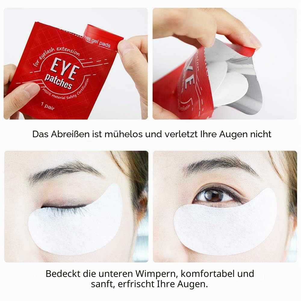 NAGARAKU 100 Paar Wimpernverlängerung Eye Pads Unter Augenpads Gel Augenpads Hydrogel Augenpads Einz