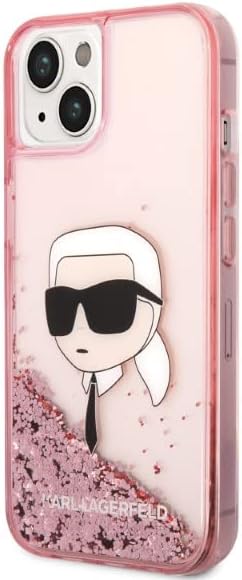 KARL LAGERFELD KLHCP14MLNKHCP Hülle für iPhone 14 Plus 6,7" rosa hardcase Glitte