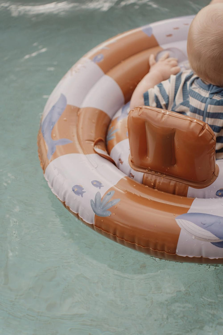Little Dutch Baby Schwimmsitz - Schwimmring - Schwimmhilfe - Aufblasbar - für Jungen ab 6 Monaten -