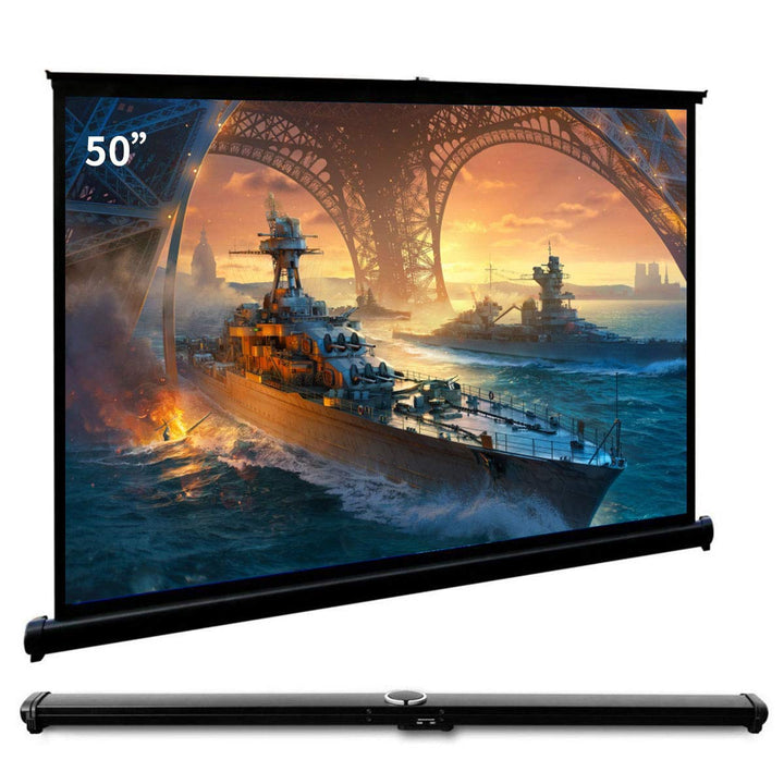 Cocar 50"(Diagonale 40" x 30") Planlage Tragbare Projektionsleinwand für Mini/Professionelle LED/LCD