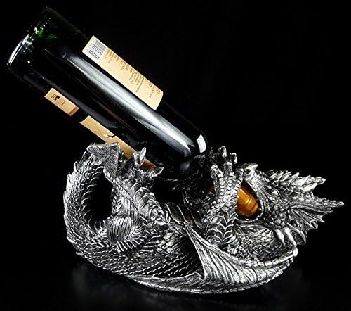 Drachen Figur Weinflaschen-Halter | Tolle Geschenkidee und Weinverpackung | lustig witzig