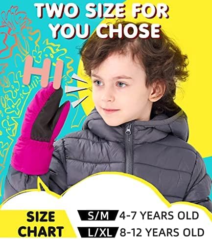 AROMA SEASON Beheizbare Handschuhe Kinder Baby mit Akku | Beheizte Kinderhandschuhe Fäustlinge für K