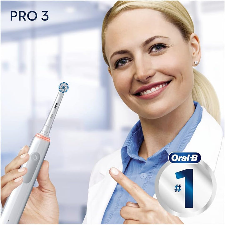 Oral-B PRO 3 3000 Sensitive Clean Elektrische Zahnbürste/Electric Toothbrush, mit 3 Putzmodi inkl. S