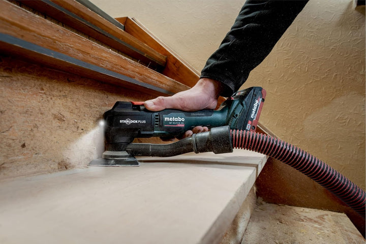 metabo Akku-Multitool MT 18 LTX BL QSL - 18V, CAS, 20.000/min Schwingzahl - Oszillierwerkzeug zum Sä