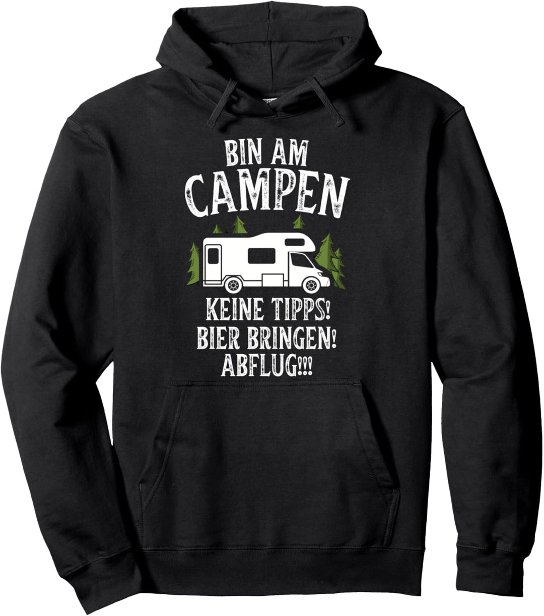 Camping Caravan Van Wohnmobil Vintage im Wohnwagen Pullover Hoodie