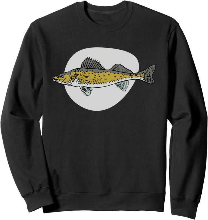 Zander Fischarten Fisch Art Typ Tiere Tier Sweatshirt