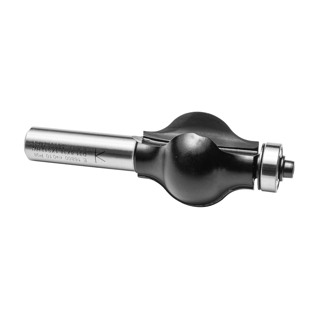 ENT 16800 Handlauf-Fräser Profil 3 HW, Schaft (S) 12 mm, Durchmesser (D) 31,8 mm, NL 38,1 mm, R1 9,5