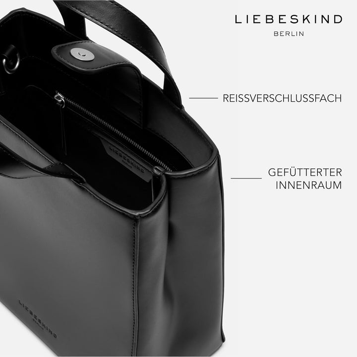 Liebeskind Damen Paperbag S Tote Offwhite, Offwhite