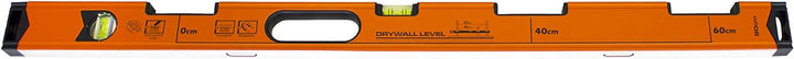 Edma 175455 Wasserwaage 90cm Speziell Trockenbau, Orange