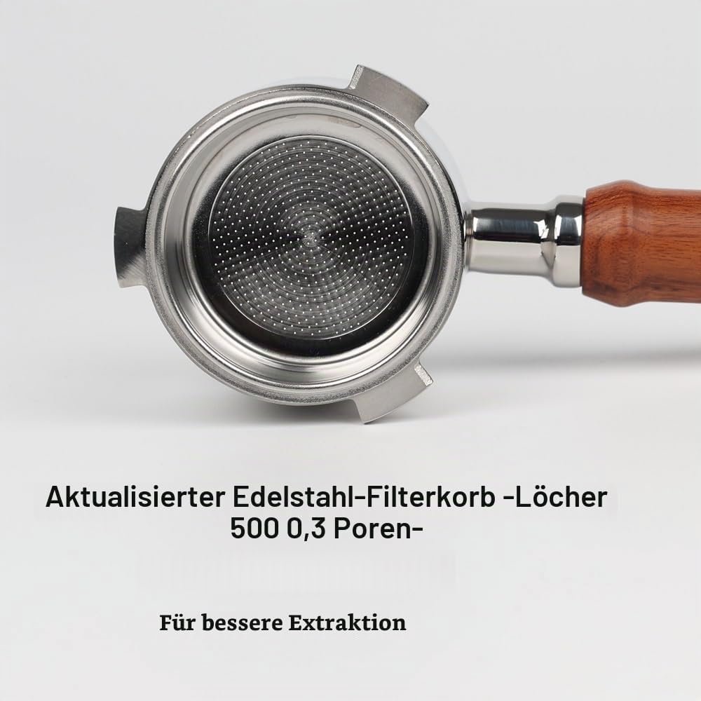 CAPFEI Bodenloser Siebträger 51mm nur kompatibel mit Delonghi La Specialista EC9335/9665/9155/9355 a